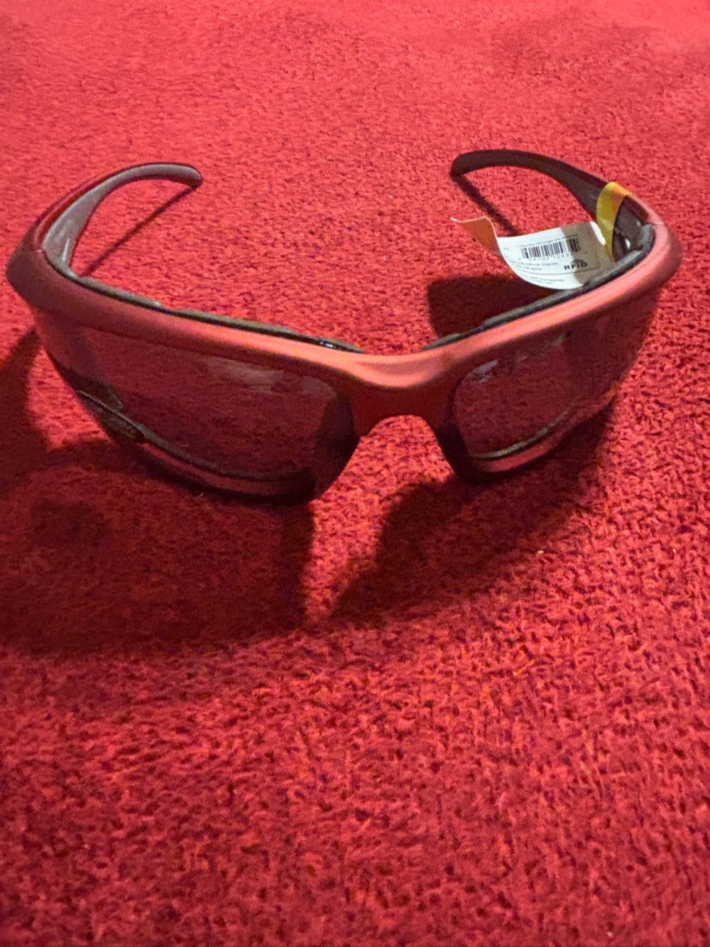 Pugs Safety S4  glasses & Sunglasses in Red with Smoke Lenses Foam lined NWT
